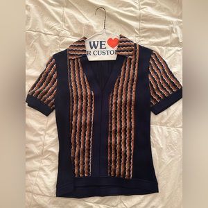 Retro Diane Von Furstenberg shirt.  In excellent condition